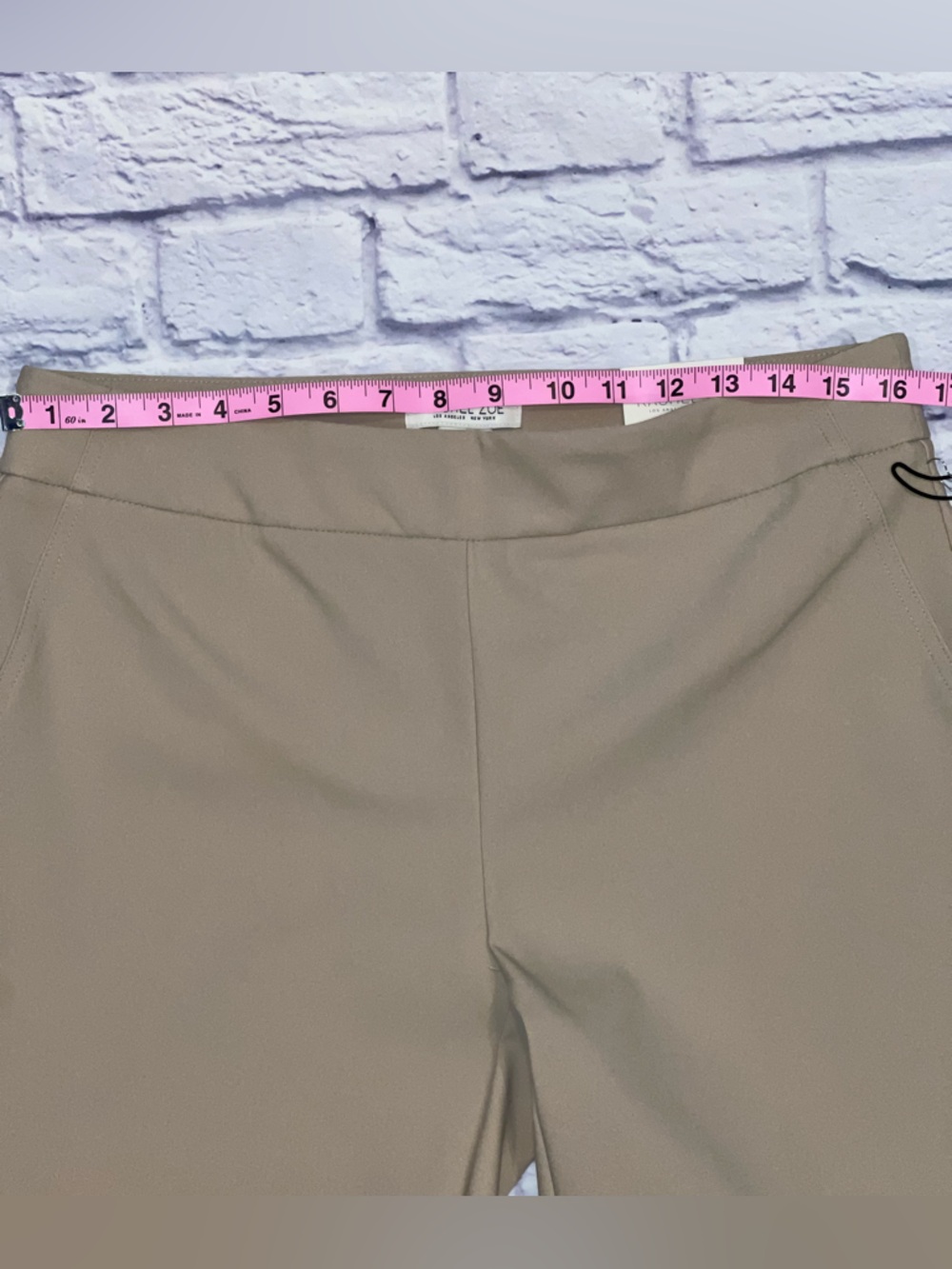 Rachel Zoe NEW Cropped Straight-Leg Pants in beige - Picture 6 of 10